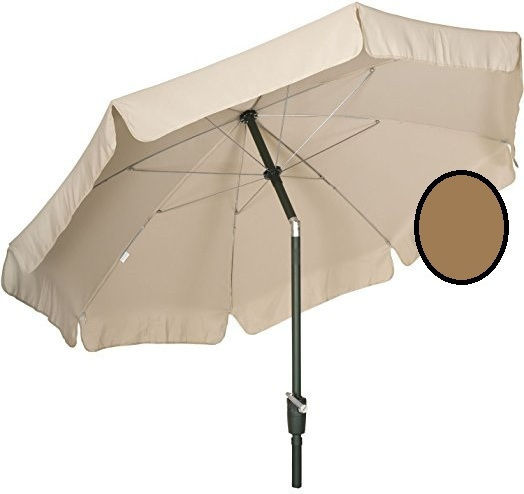 Umbrelă Rotundă Din Aluminiu Bej Φ2.7m