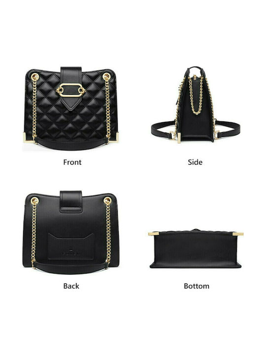 Leather Women's Bag Shoulder Black