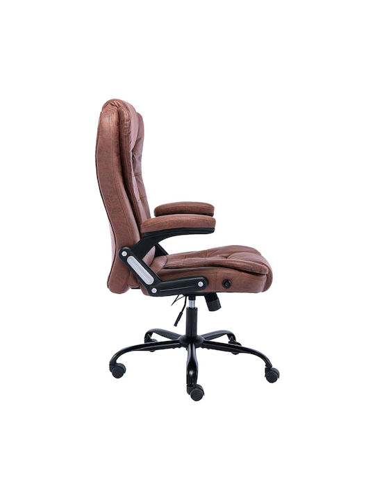 Stuhl Exekutive mit Neigung Braun vidaXL