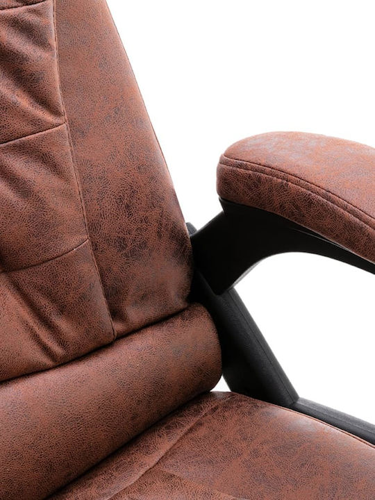 Stuhl Exekutive mit Neigung Braun vidaXL