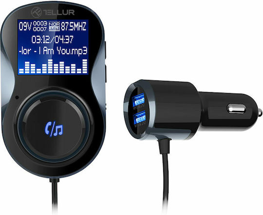 Tellur FM Transmitter Autovehicul FMT-B4 cu Bluetooth / MicroSD