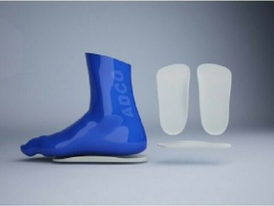 Adco Πέλμα Πλατυποδίας 08340 Ανατομικοί Πάτοι Shoes made of Silicone 08340 2pcs