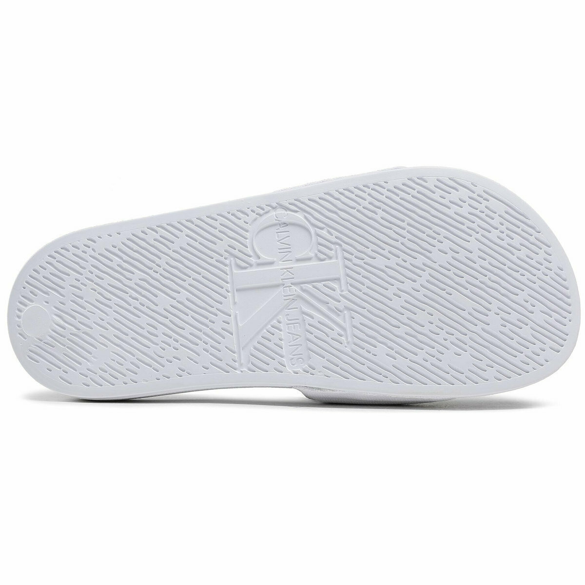 Calvin Klein Monogram Slides σε Λευκό 