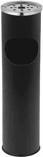 Homestyle Metallic Waste Bin 8lt Black