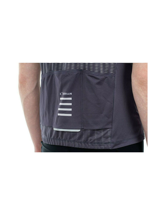 CUBE ATX Full Zip Short Sleeves Cycling Jersey Gray