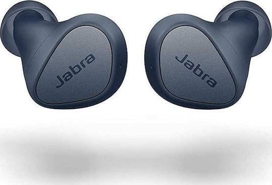Jabra Elite 3 In ear Bluetooth хендсфри Слушалки с Устойчивост на Пот и Кутийка за Зареждане Navy