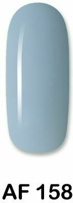 Aloha Fashion Halb-permanenter Nagellack Cyan Gray AF 158 15ml 1Stück