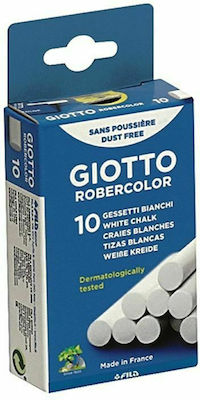 Giotto Σετ 10 Λευκές Κιμωλίες