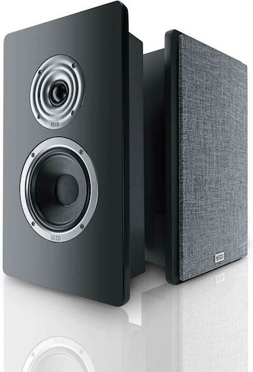 Heco Ambient 11 F D1367011 Pair of Hi-Fi Speakers Wall Mounted 50W 2 No of Drivers W18xD7.7xH30cm. Black