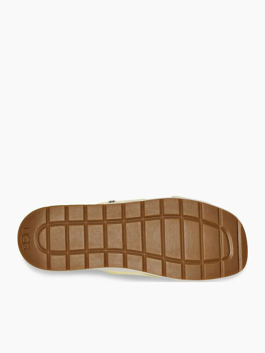Emily Γυναικεία Σανδάλια Flatforms Banana
