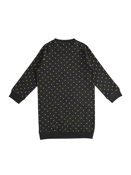 iDO Kids Dress Long Sleeve Black