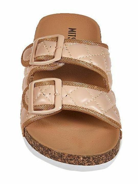 Γυναικεία Σανδάλια Flatforms Μπεζ