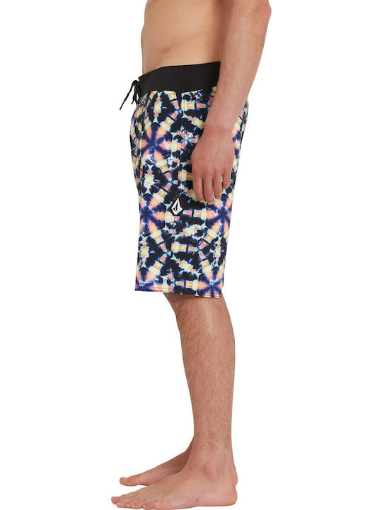 Mod Revoke 20'' Men's Swimwear Bermuda Black with Patterns
