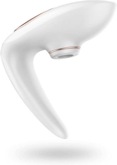 Satisfyer Pro 4 Couples Αναρροφητής Αιδοίου με Δόνηση White