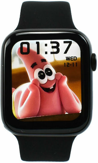 Andowl R36 Smartwatch με Παλμογράφο (Μαύρο)