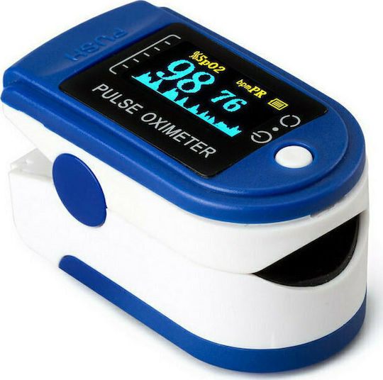 LTC Pulsoximeter Fingerspitze mit LED-Anzeige Für Kinder Blau