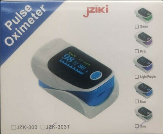 JZK-303 Oximetru de Puls Degetul cu afișaj OLED Gri
