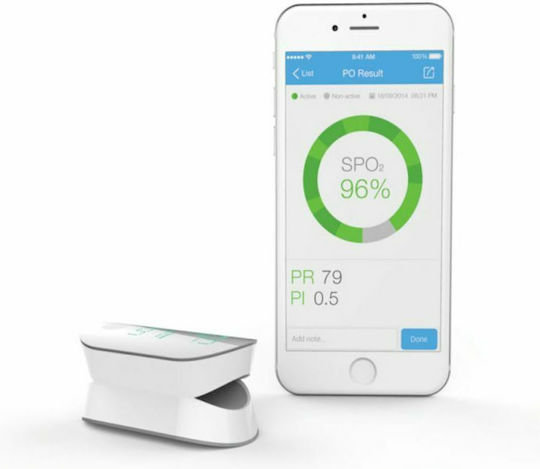 iHealth Air PO3 Παλμικό Οξύμετρο Δακτύλου με Bluetooth Λευκό