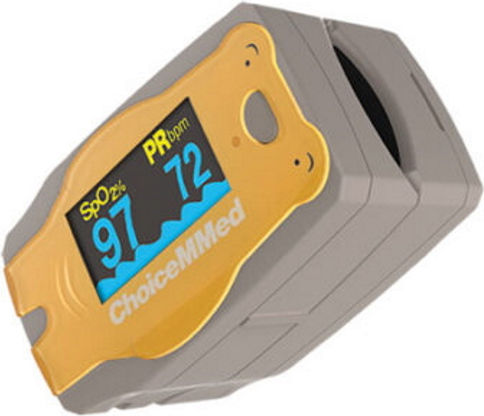 Choicemmed Fingertip Pulse Oximeter Kids Orange