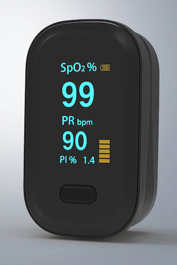 Oromed Oro-Oximeter Пулсов оксиметър Пръст Черен