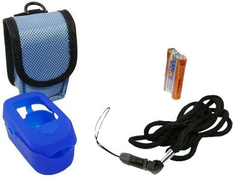 Choicemmed Fingertip Pulse Oximeter Blue
