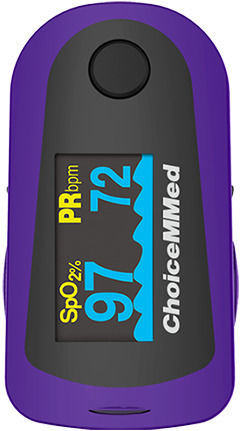 Choicemmed Fingertip Pulse Oximeter Blue