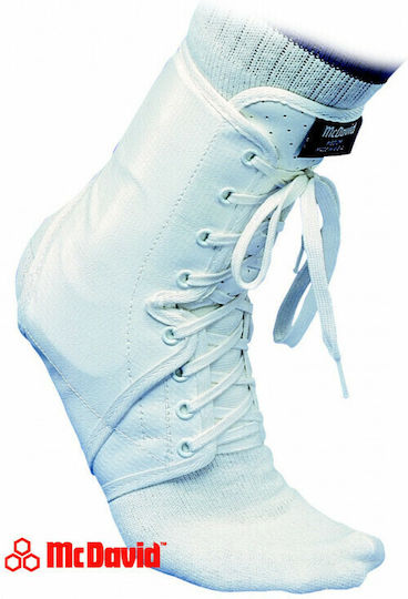 Mcdavid A101 Ankle Brace Right Side in White Color