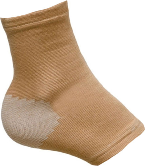 Alfa Care AC-1040 Elastic Ankle Brace with Silicone Pads in Beige color