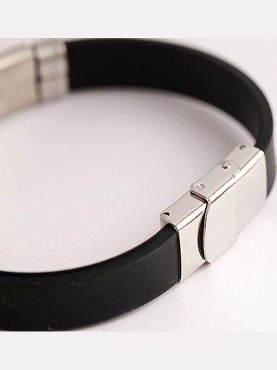 Oxzen Men's Leather Bracelet 22cm