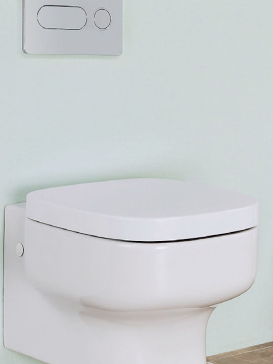 Sanitana Be You Toaletă montată pe perete cu Capac Thermodur Albă