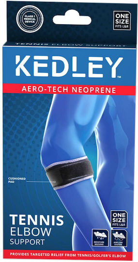Ortholand Neoprene KED / 028 Περιαγκωνίδα για Επικονδυλίτιδα σε Μαύρο χρώμα
