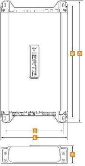 Hertz HCP 4MDK 4 Channel Amplifier 02.02.0009