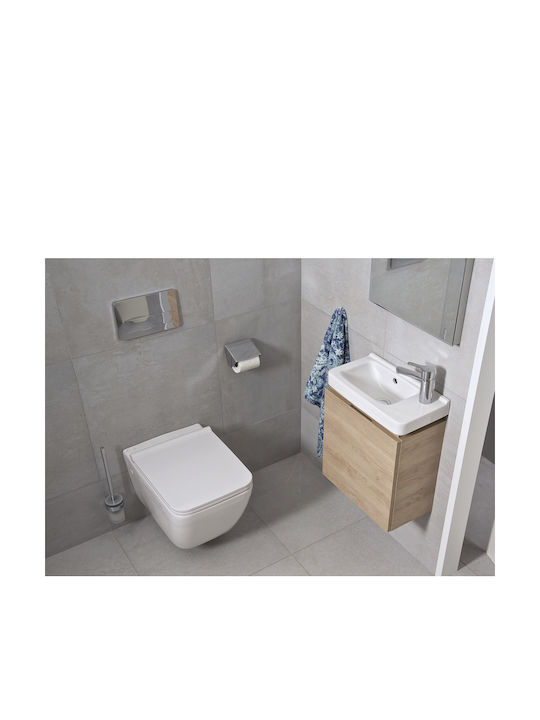 Jika Pure Wandhängende Toilette mit Schlank Deckel Sanftes Schließen Weiße