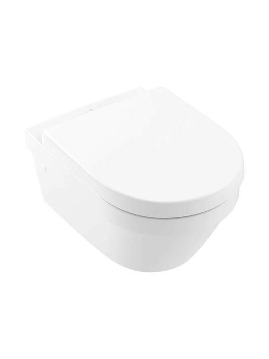 Villeroy & Boch Architectura Wandhängende Toilette Randlos mit Deckel Sanftes Schließen Weiße Villeroy & Boch Architectura Wandhängende Toilette Randlos mit Deckel Sanftes Schließen Weiße