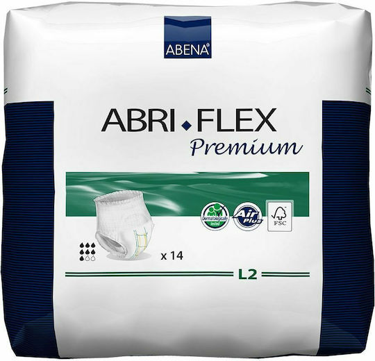 Abena Abri Flex Premium Πάνες Βρακάκι Ακράτειας 2 Large 14τμχ