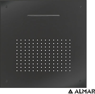 Almar Square Temptation XL Dual Flow Pătrat Cap de duș 50x50cm