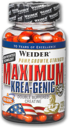 Weider Maximum Krea-Genic Μονοϋδρική Κρεατίνη 120 κάψουλες