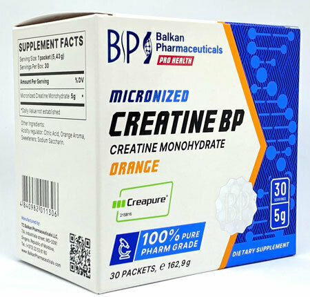 Balkan Pharmaceuticals Creatine BP Orange 150gr