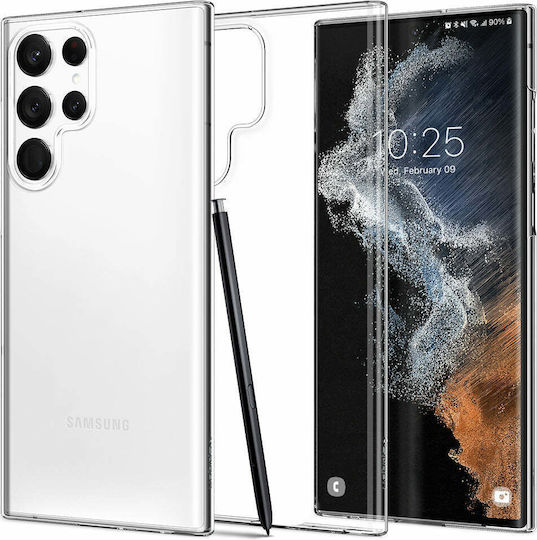 Spigen AirSkin Back Cover Silicone Transparent (Galaxy S22 Ultra)