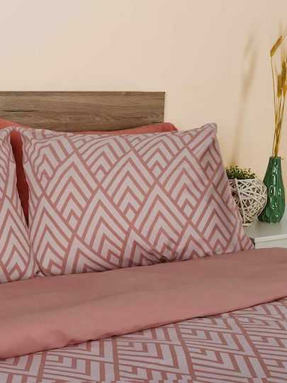 Sunshine 2036 Cotton Single Duvet Cover 170x250 2036 Pink