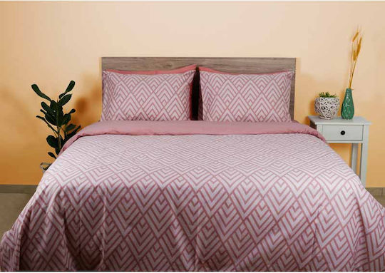 Sunshine 2036 Cotton Single Duvet Cover 170x250 2036 Pink