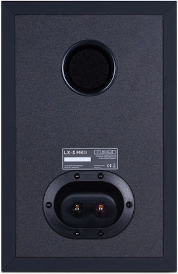Mission LX-3 MKII Ζεύγος Ηχείων Hi-Fi Βιβλιοθήκης 60W 2 Δρόμων Π22.6xΒ30.8xΥ34.5εκ. Καρυδιά