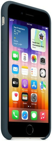 Apple Back Cover Silicone Abyss Blue (iPhone SE 2022/2020)