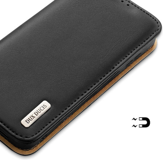 Dux Ducis Hivo Wallet Leather Black (Galaxy S22+)