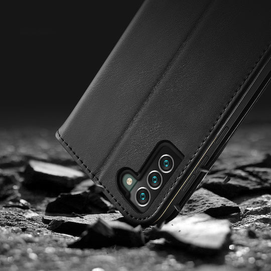 Dux Ducis Hivo Brieftasche Leder Schwarz (Galaxy S22+ 5G)