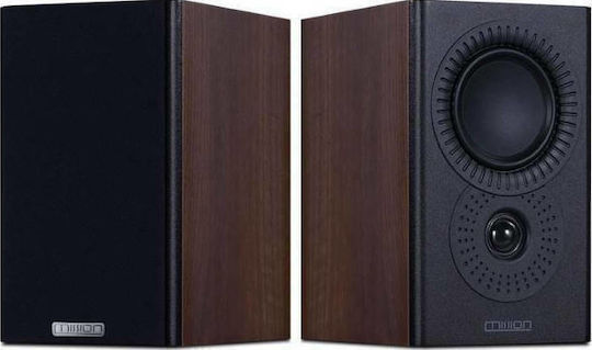 Mission LX-1 MKII Ζεύγος Ηχείων Hi-Fi Βιβλιοθήκης 40W 2 Δρόμων Π16xΒ20.8xΥ26εκ. Καρυδιά