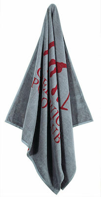 Greenwich Polo Club Beach Towel Cotton Gray 170x90cm.