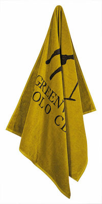 Greenwich Polo Club Beach Towel Cotton Yellow 170x90cm.