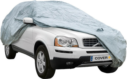 Car+ Covers for Car with Carrying Bag 491x194x146cm Waterproof for SUV/JEEP Secured with Straps