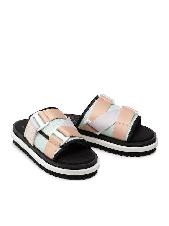 Кожени Дамски Сандали Flatforms